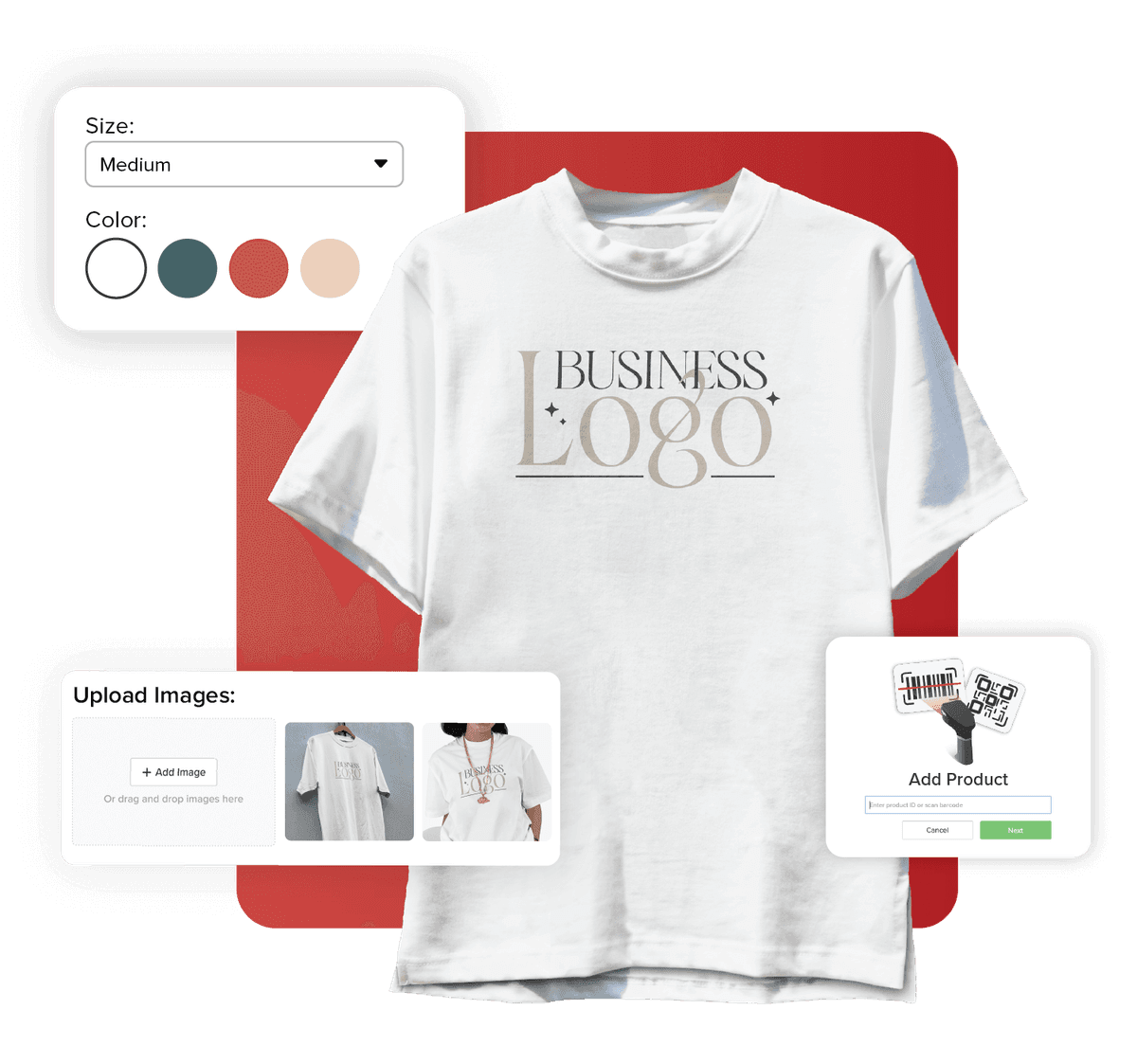 An image of Vagaro's smart purchase order note generated by the software.