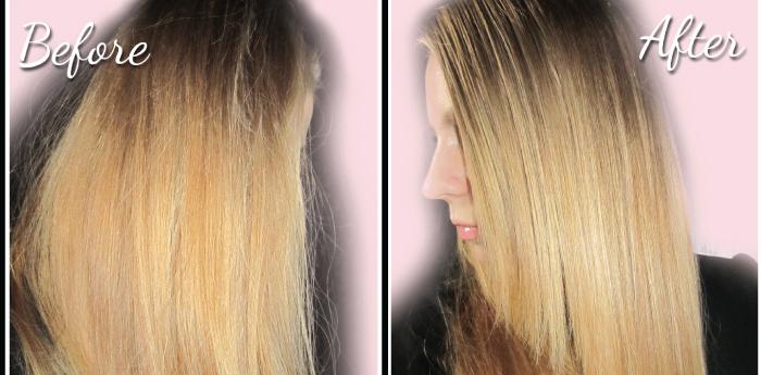 Biosilk before and after