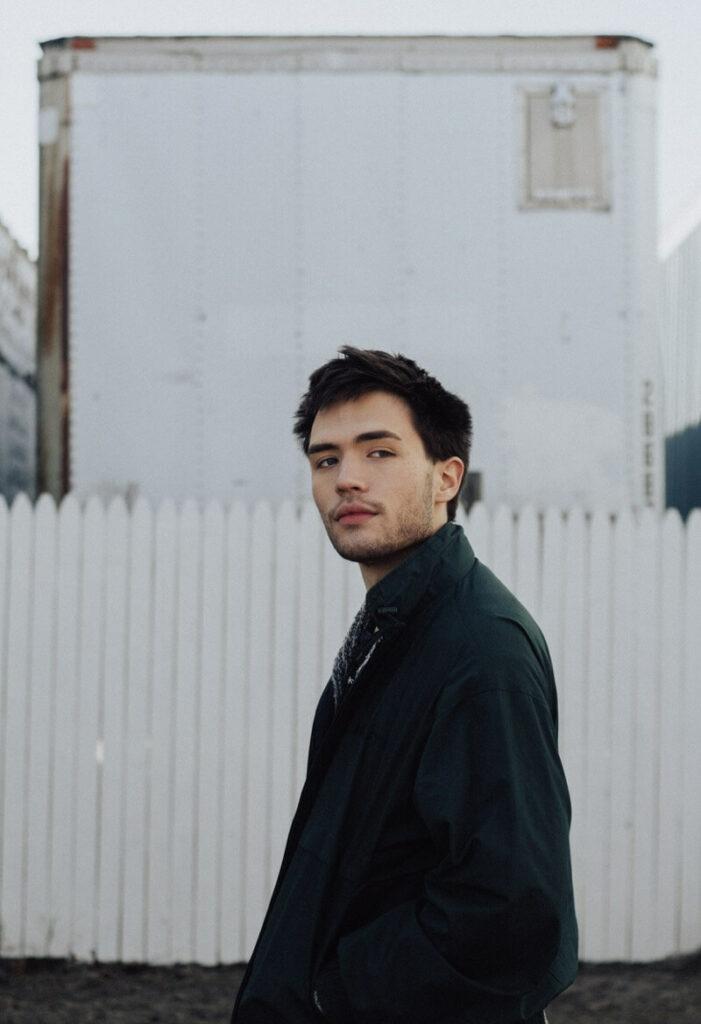 Man with stylish beard stubble look