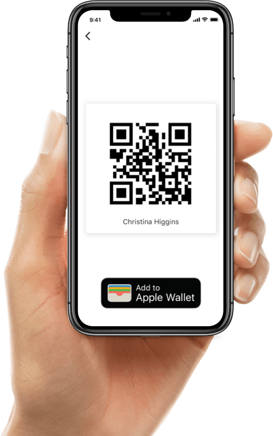 An image of a phone with a QR code within Vagaro App designed for customer check-ins.