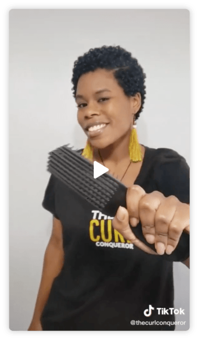 The Curl Conqueror TikTok