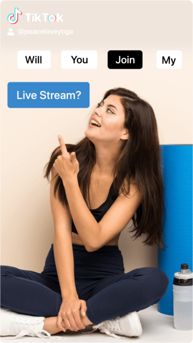TikTok Will you join my livestream? 
