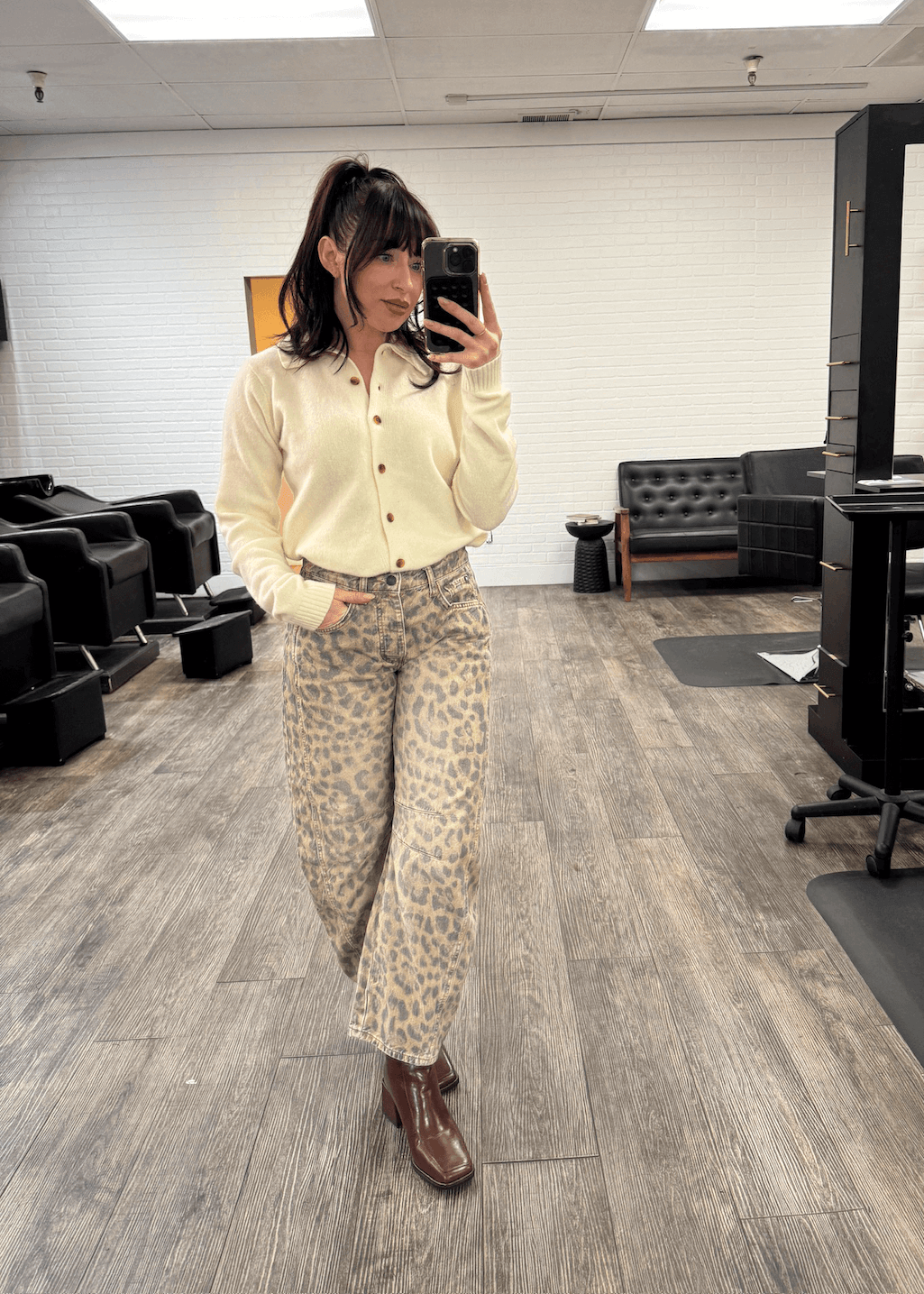 Color palette hairstylist fashion