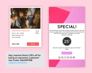 Daily Deal on web, mobile and text