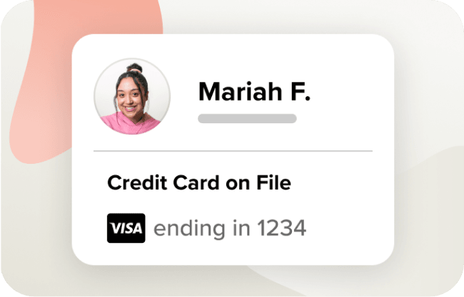 A person using Apple pay on Vagaro's salon POS card reader.