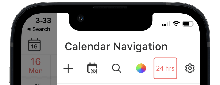 Calendar 24 Hour View (Vagaro Pro App)