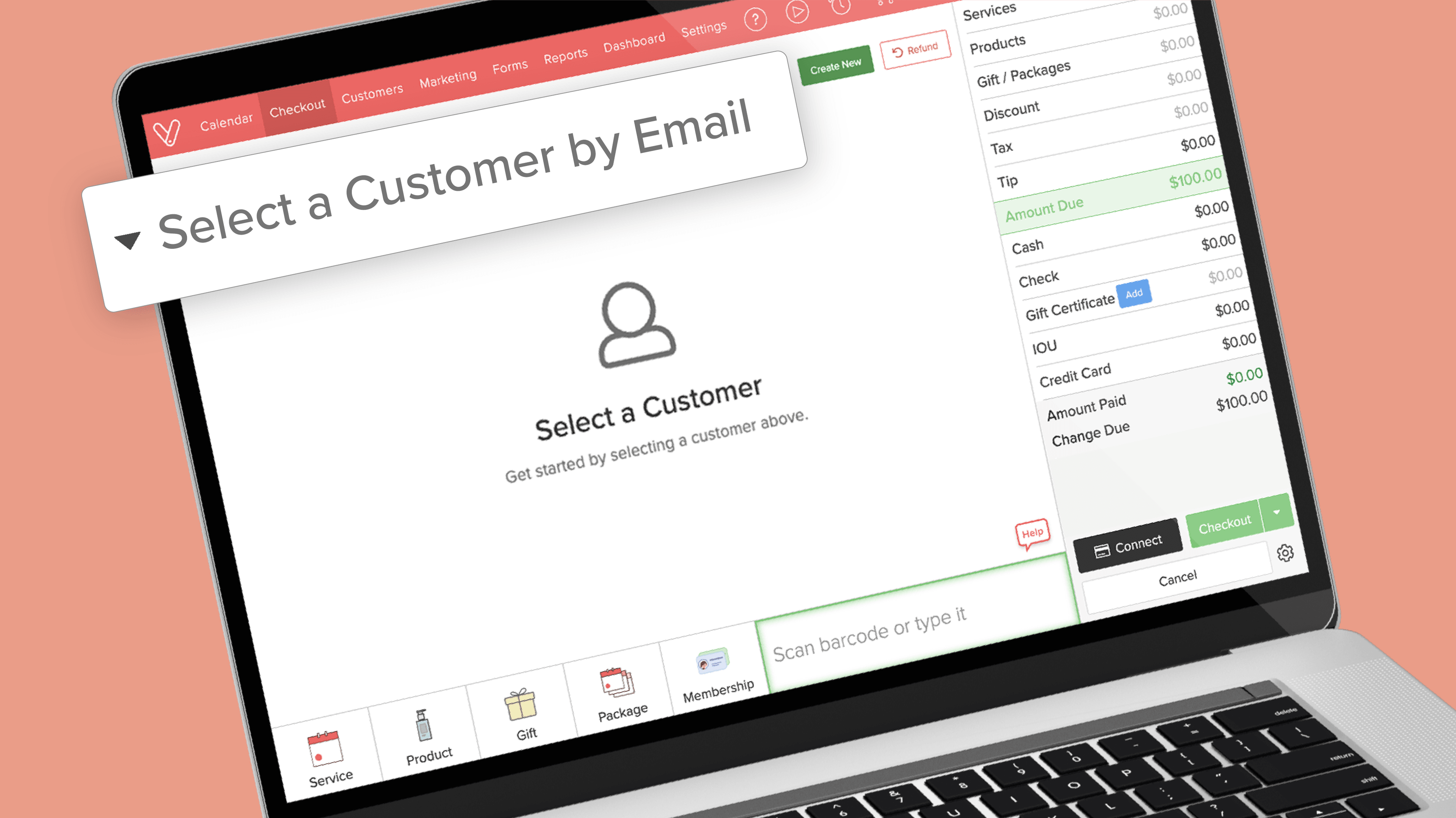 Search for Customers by Their Email