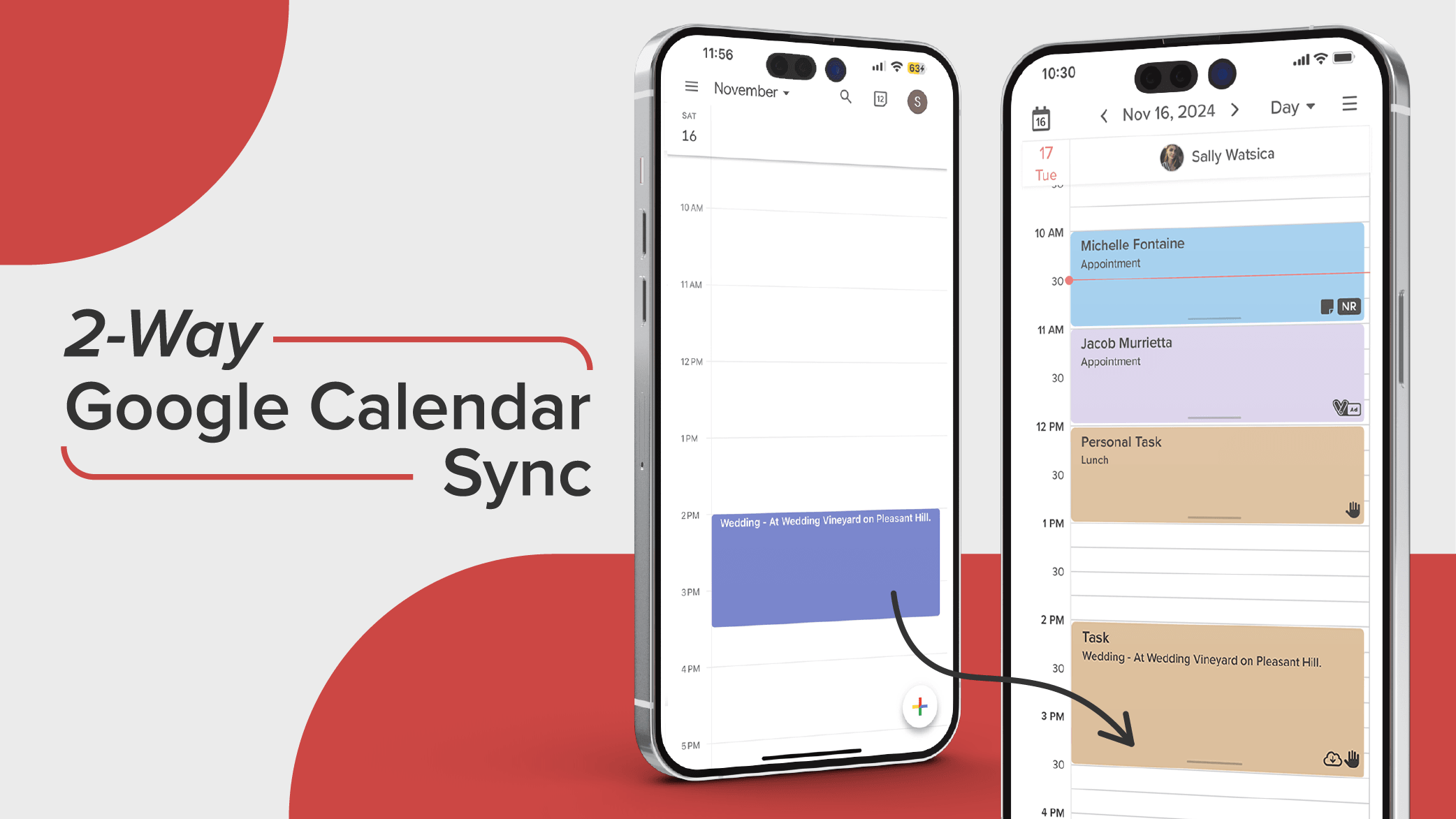 Two-Way Syncing with Google Calendar