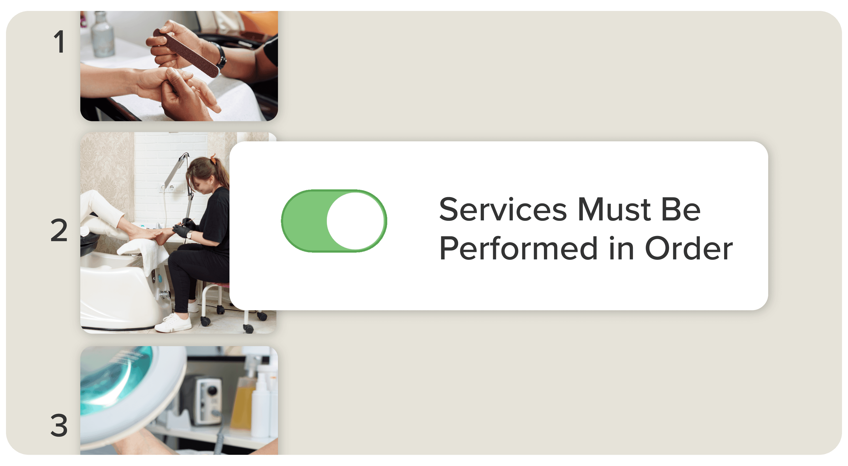 Require Bundled Service to be Performed in Order