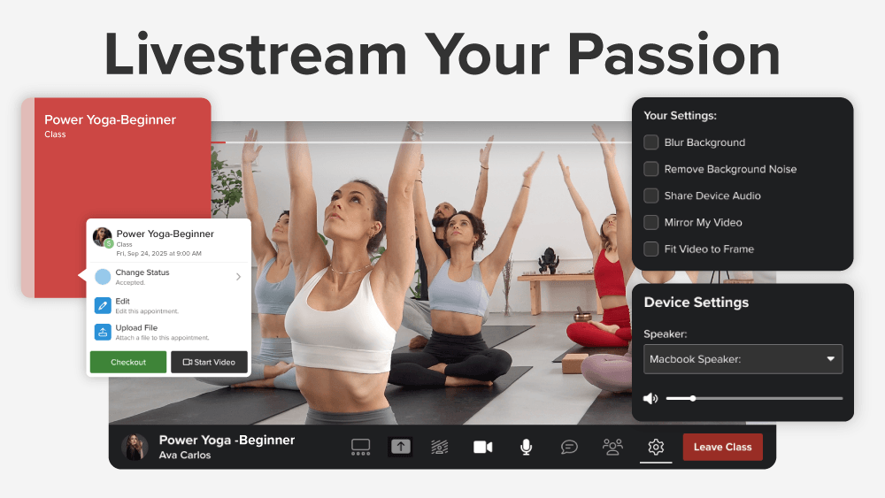 New Upgrades to Vagaro Live Stream