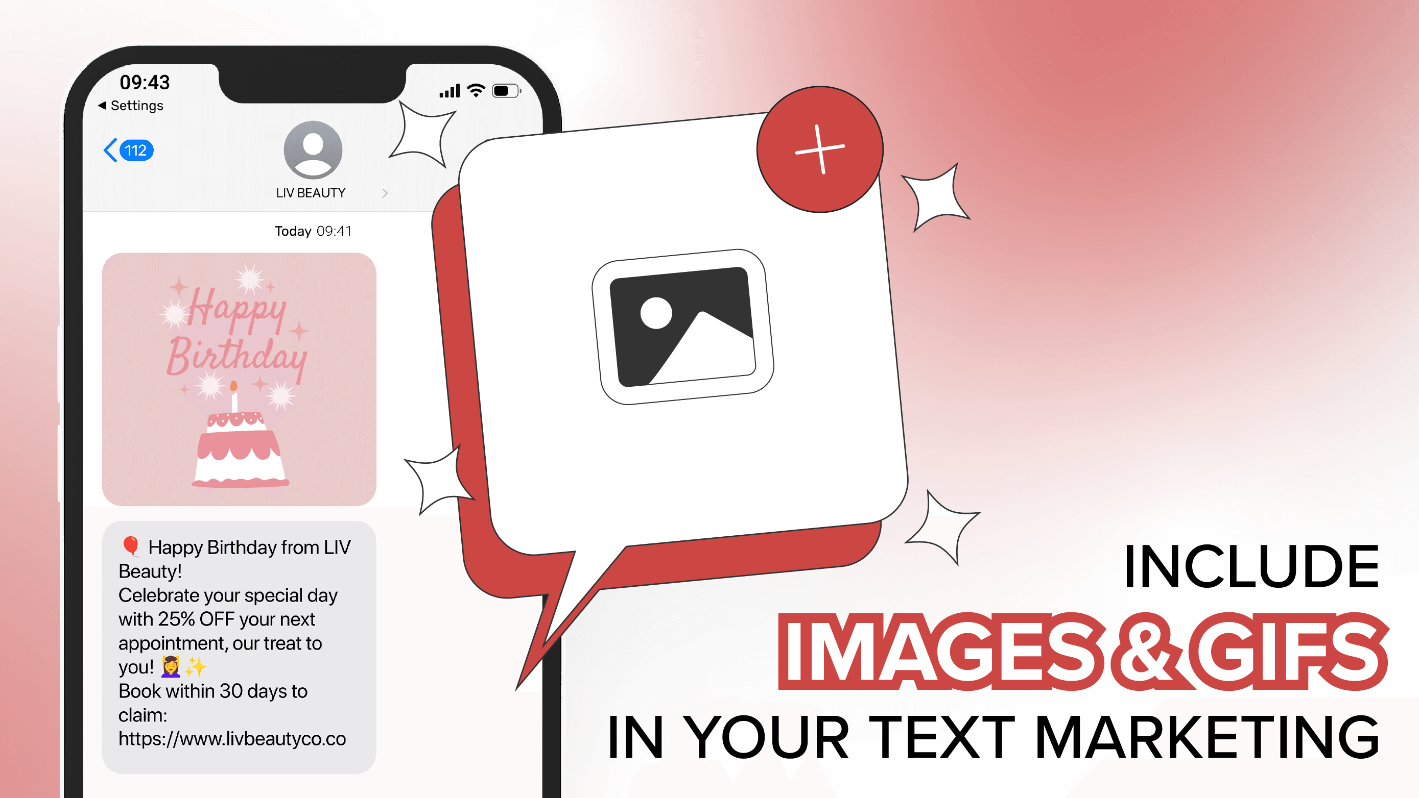 Add Images and GIFs to Text Messages